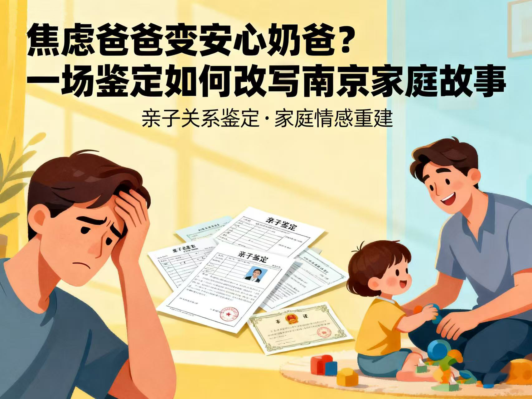 焦虑爸爸变安心奶爸？一场鉴定如何改写南京家庭故事